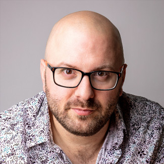 Small portrait of George Woods, who will lead this workshop.