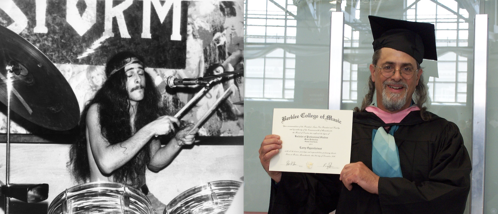 Larry the O, graduate of Berklee College of Music via degree completion.