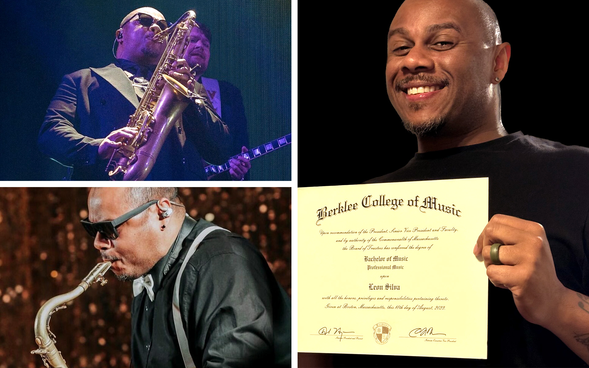 Leon Silva, graduate of Berklee College of Music via degree completion.
